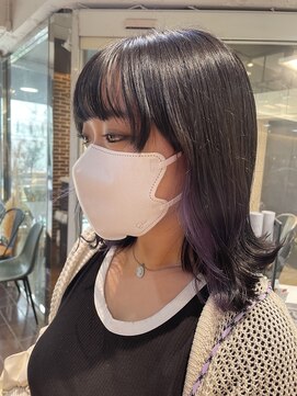 ヘアーアンドメイク ビス(HAIR&MAKE bis) チラッと見えるのが可愛い！イヤリングカラー【加藤沙久楽】