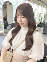 ジエクト カナウ(The Ect canow)&nbsp;グレージュカラー20代30代ニュアンスカラー韓国ヘアくびれヘア