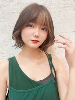 ロンドローズ 名古屋(Lond damaskRose)&nbsp;リフトレイヤー センターパート ブリーチ縮毛矯正 ヨジャドル164