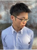 メンズショート ツーブロック アップバング ビジネス【札幌】