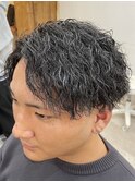 縦落ちパーマ