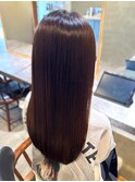 ストレート　うる艶　艶カラー　髪質改善　縮毛矯正　美髪　艶感