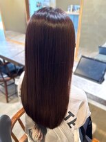 ヒース 姪浜(Heath)&nbsp;ストレート　うる艶　艶カラー　髪質改善　縮毛矯正　美髪　艶感