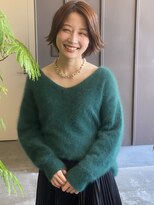 カルナ 福津店(Karuna)&nbsp;動きがあるのが可愛いレイヤーボブ