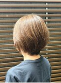 大人女子ショートボブマッシュショートボブ
