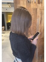 アース 青葉台店(HAIR&MAKE EARTH)&nbsp;グレージュボブ