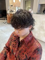 キャンバス バイ ネオリーブ 横浜西口(Canvas by neo.)&nbsp;波巻きパーマ　波巻きスパイラル　ウルフカット　横浜