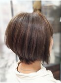 30代40代50代60代　白髪ぼかし　くびれ大人前下りショート