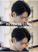毛流れニュアンスセンターパート大宮メンズカットパーマ美容室