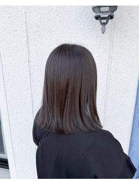 セットアップ 倉敷中庄店(SET-UP) 髪質改善×透明感カラー11.6暗めカラー