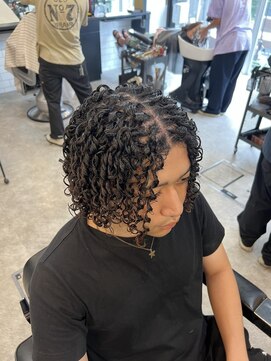 フランクス バーバー ウエストトウキョウ 吉祥寺店(FRANK’S BARBER WEST TOKYO) MEN’SHAIR波巻ツイストスパイラルフェザーパーマ吉祥寺
