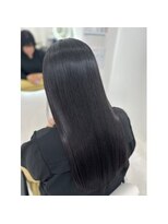 アイニ 天王寺アポロ店(aini)&nbsp;カラーハイライトハッシュカットレイヤーカットボブ髪質改善