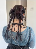 【新宮/古賀】お呼ばれリボンヘアアレンジ♪