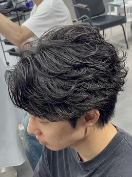 オーバルバイアピッシュ(OVARL by apish) フェザーサーフ/フェザーパーマ/メンズパーマ/サーフカール