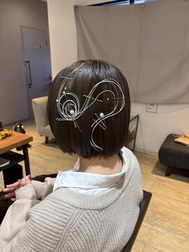 ロカリタ キョウト 千本丸太町店(ROCAReTA kyoto) 水引でキレイめ卒業式ヘアセット