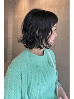 ロッカ(ROCCA)&nbsp;デジタルパーマうる艶ウェーブショートボブ