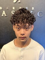 バーバークラシックス(BARBER CLASSICS)&nbsp;スペインカール/床屋/新潟メンズサロン/フェードに合うパーマ