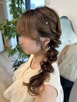 ケファ(Kepa)&nbsp;サイド編みおろし/名古屋ヘアセット