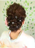 ブリエ☆結婚式☆波ウェーブお着物スタイル