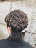 ペイジバイネオリーブ 吉祥寺店(Paige by Neolive) ボブでもできる 結婚式用アレンジスタイル