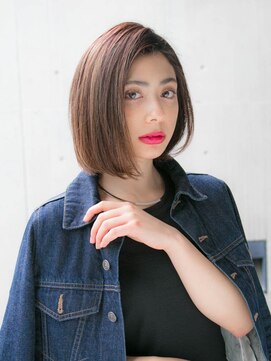 ルティア(Lutia) 似合わせカット 内巻きボブ ハイライト☆