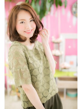 ミック 日暮里店(miq) ”美人顔”ミディで女っぷり底上げ！ｂ