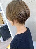 美シルエット☆イルミナカラー×大人ショートボブ