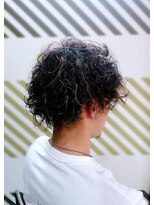 バーバーバー 都賀(BARBER-BAR)&nbsp;ツイストスパイラルパーマ(ハイライトカラー)