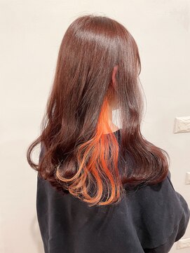 オーティティ(O-TETE) O-tete オレンジ系インナーアクセントカラー