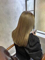 リベルテ銀座　20代シアサンドベージュ×髪質改善