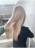 ◎ケアブリーチ1回ホワイトミルクティーベージュカラー透明感