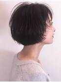 丸み/オフィス/ショートボブ/20代/30代/梅田