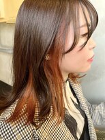 ランベリー(LANVERY)&nbsp;【イエベおすすカラー】インナーカラー オレンジ/デザインカラー