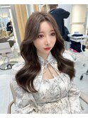 韓国ヘア ワンホンヘア レイヤーカット くびれスタイル