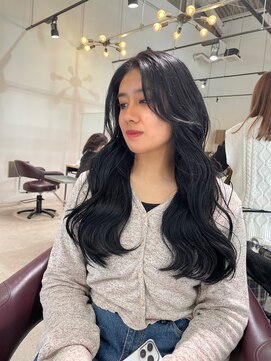 グランデュール 浜松東若林店(GRANDEUR) ブルーブラックゆるふわ巻き