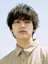 キングオブヘアバイノイズアンドフィフス 京都駅前店(KING of hair by NOISM&fifth)&nbsp;ニュアンスパーマセンターパートコンマヘアツーブロック