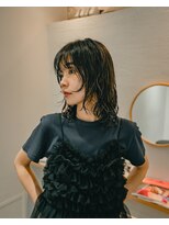 ベンジー 中目黒店(benji)&nbsp;レイヤーたっぷりミディアムパーマ　中目黒