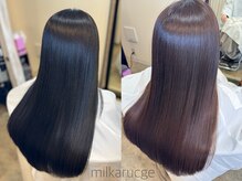 ミルカラクジュ(milkarucge)の雰囲気（オーナー独自調合のトリートメント）