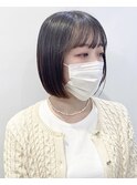 【松戸　石山】大人可愛いストレートミニボブぷつっとボブ