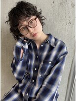 バロンフェム(baLon.fem)&nbsp;【top stylist本田愛】ショートウルフxクルクルパーマ