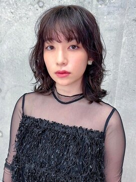オーブヘアー アリーナ 会津若松店(AUBE HAIR alina) 20代・30代_ニュアンスパーマミディ