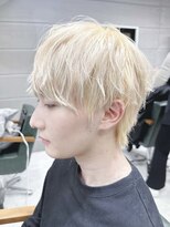 デイズ(days)&nbsp;【DAYS原宿】韓国マッシュウルフメンズカット　ブロンドブリーチ