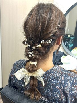 トゥルートラストトロワー 須玉店(True Trust trois) 【ヘアセット☆】大人可愛いヘアアレンジ ダウンスタイル