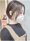 大人ショートボブ/ショートヘア/イルミナカラー/インナーカラー