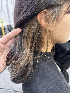 サル(saru) #インナーカラー × #ベージュカラー