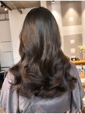 コテ巻きパーマ韓国ヘア美髪オフィスヘア顔周りカット