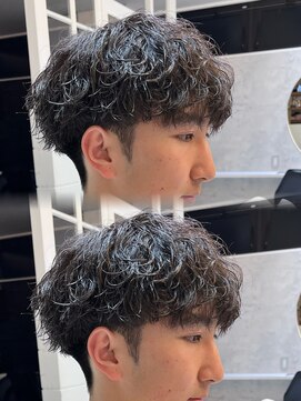 髪屋 紬 メンズ/メンズパーマ/メンズカット/波巻きパーマ