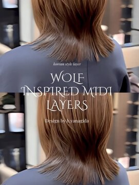 ヴィサージュ ギンザ VISAGE GINZA レイヤーウルフミディ