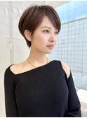 ショートマッシュショートショートヘア30代40代50代白髪ぼかし