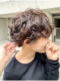 パーマショートパーマハードパーマくるくるパーマ丸みショート